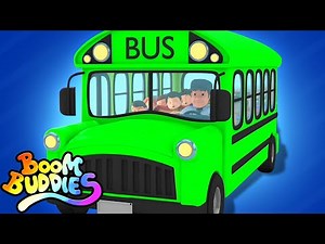The Wheels On The Bus | Bus Song | Nursery Rhymes and Kids Songs with Boom Buddies