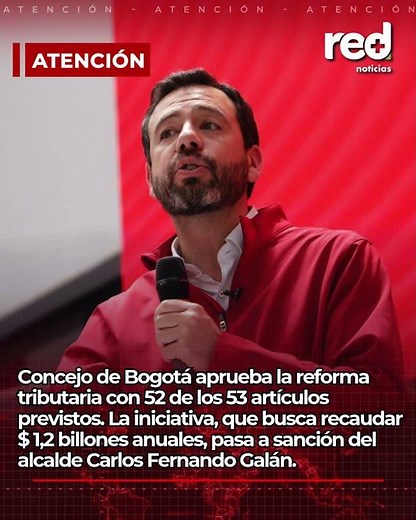 Concejo de Bogotá aprueba reforma tributaria: busca recaudar $1,2 billones al año
