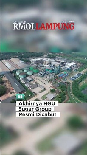 Sugar Group's HGU has finally been officially revoked. #lampung