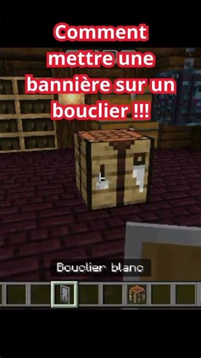 Comment mettre une bannière sur un bouclier dans Minecraft 🛡️ (Tutoriel rapide)