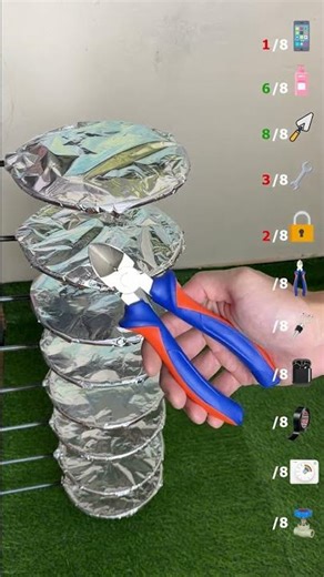 Guess how many layers of aluminum foil these objects can penetrate?