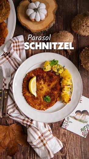 Knusprige Parasolschnitzel – Ein Herbstgenuss