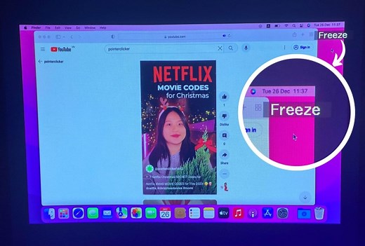 How To Freeze Projector Screens For Mac & Windows