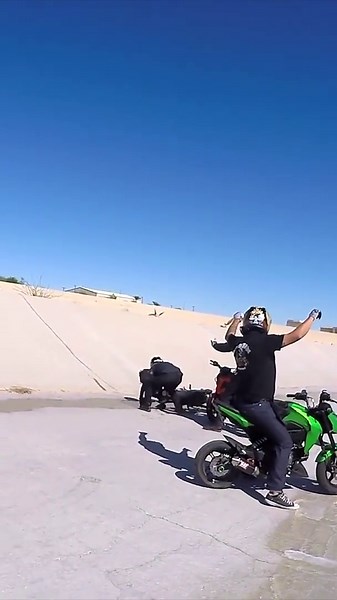 No way he just did that twice | How to not ride a motorcycle