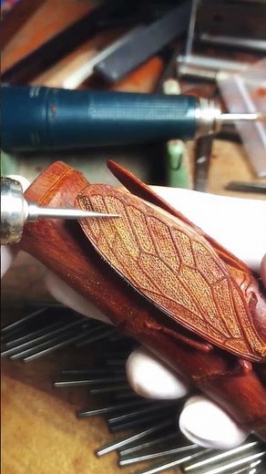 Bamboo carving process- Good tools and machinery make work easy