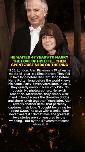 HE WAITED 47 YEARS TO MARRY THE LOVE OF HIS LIFE... THEN SPENT JUST $200 ON THE RING