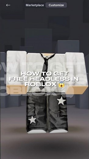 HOW TO GET FREE HEADLESS IN ROBLOX 😱 | #shorts #roblox #headless #tutorial