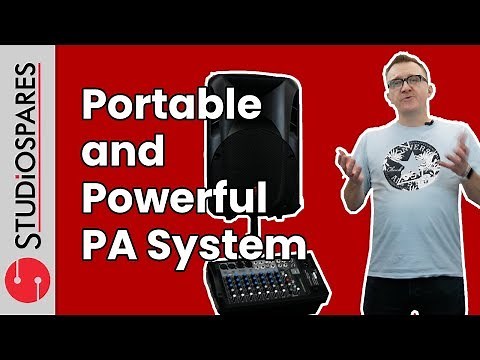 Portable and Powerful PA System - The Studiospares IPA500 Portable PA System