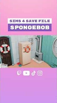 Building SpongeBob's House - Sims 4 Save File