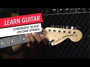 Beginner Guitar Lessons: How to Play the Chromatic Scale on One String | Guitar | Lesson | Beginner