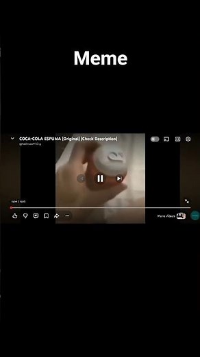 original coca cola espuma vs meme coca cola espuma