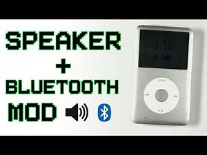 Adding a speaker and bluetooth to an iPod classic 6th gen