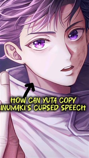 how can yuta copy inumaki's cursed speech. #jujutsukaisen