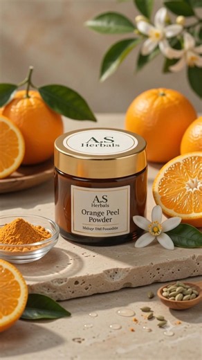 🍊 Sirf 10 Minutes! DIY Orange Peel Face Pack for Glass Skin Glow 😍