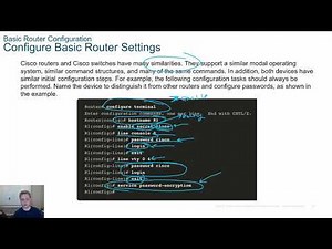 Cisco CCNA 2 v7 Module 1 Section 1.4 - Basic Router Configuration