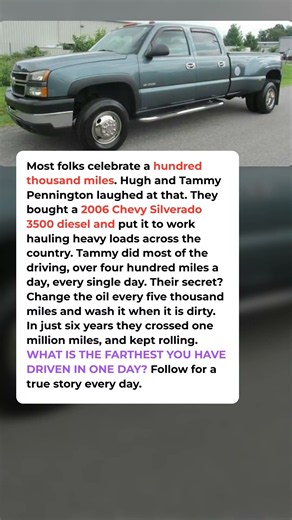 They Drove a Million Miles in 6 Years.