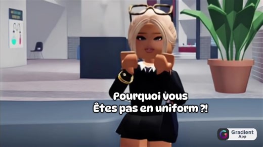 School Roleplay Uniform Etiquette in Roblox