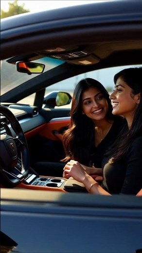 “A Girl Riding in Her Lamborghini”#lamborghini