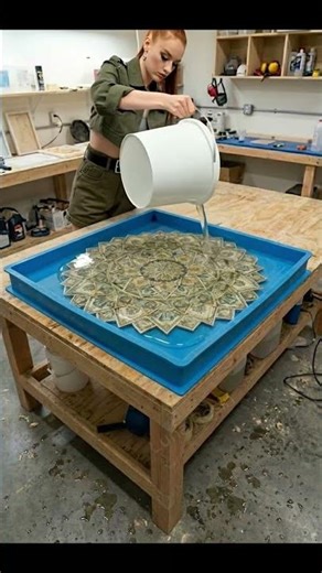 You Won’t Believe It… These Banknotes Turned Into a Round Table | AI Generated