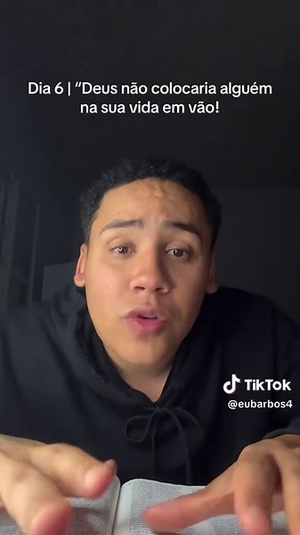 Dia 6 | Jeremias 29:11, Deus tem um plano para o seu relacionamento! 📖🫀 . . . #familia #relacionamento #deusnocomando