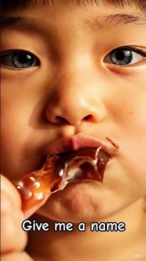 🥰cute kid eating chocolate #asmr #shorts