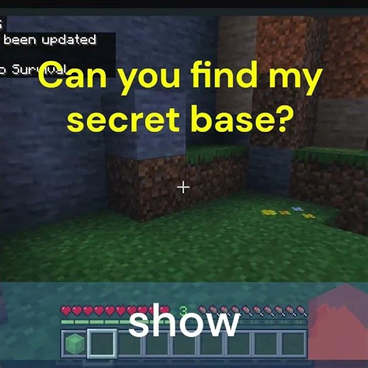 This secret base is impossible to detect