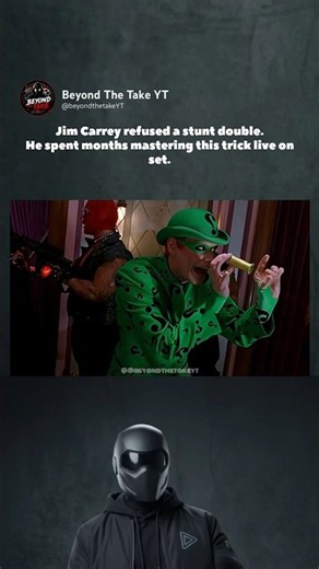 When Filming Batman Forever (1995), Jim Carrey Refused a Stunt Double