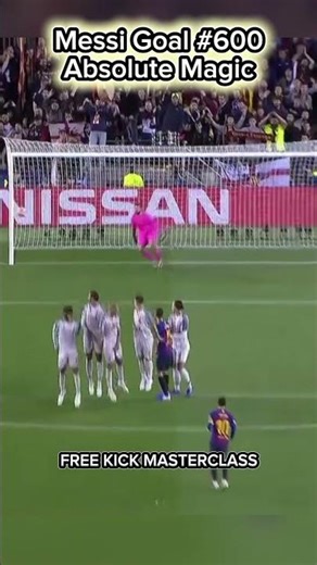 MESSI's Free Kick Is Pure Perfection