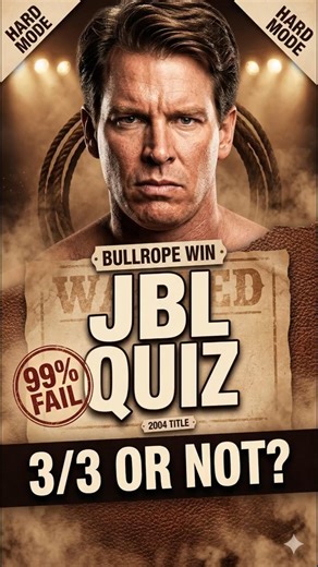 JBL WWE Quiz Hit 3/3 or Not ? #wwe #halloffame