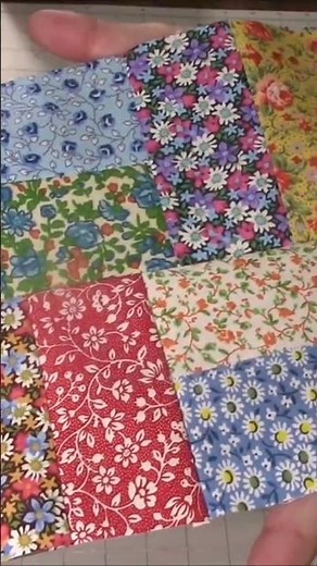 Easy Scrappy Mini Quilt - Vintage Garden Charm Pack Bars