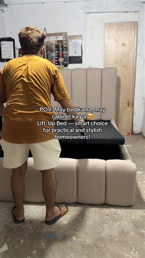 Lift-Up Bed: Stylish and Practical Storage Solution