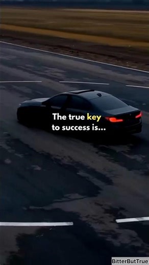 The True Key to Success is....... #motivation #success #mindset #luxury #truthhurts #entertainment