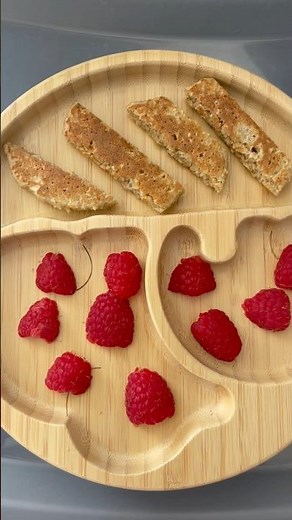 #Pancakes de avena con 3 ingredientes para bebés