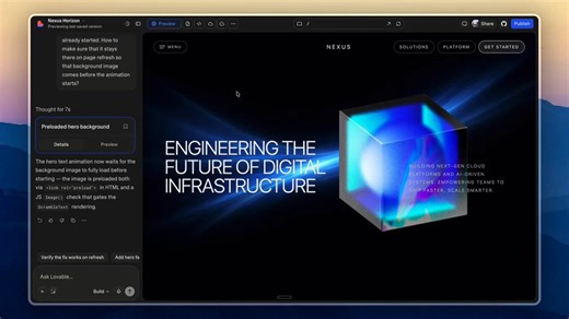 AI can't design clean UI?Just built a cinematic landing page with 3D mouse tracking, WebGL shaders, and scroll animations.Here's how ↓