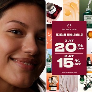 Glow smarter, not harder ✨ Buy 3, enjoy 20% OFF Buy 2, enjoy 15% OFF Your skincare routine just got an upgrade.🛒 Shop now with The Body Shop. T&Cs apply. | The Body Shop Malaysia