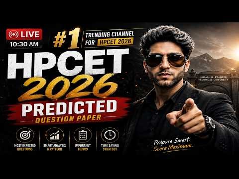 HPCET 2026 Predicted Question Paper 🔥 | Most Expected Questions LIVE | Final Discussion