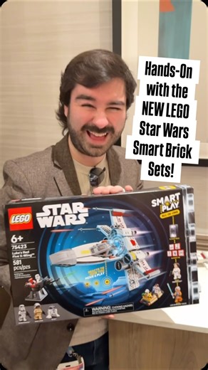 First look at the new LEGO Star Wars Smart Play Smart Brick sets 👀 Thanks to The @lego Group for the invite to come look at these early, and stay tuned for a FULL hands-on experience with the Smart Bricks SOON! #lego #legostarwars #starwars #ces #legonews | Minisuperheroestoday