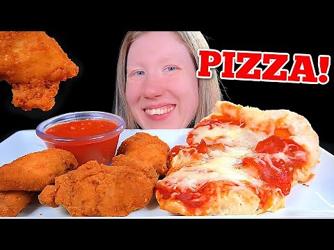 ASMR CHEESE PIZZA MUKBANG EATING SOUNDS