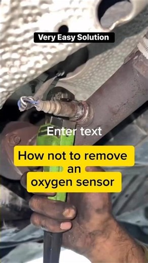 how not to remove an oxygen sensor #automobile #viral #mechanic #viral #diy #cartok #cool #mechanic