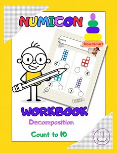 Numicon Number Decomposition Activity for Special Needs Kids | Fill in the Missing Number or Use Stickers - Etsy UK