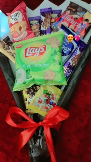 snacks bouquet for kids | Snacks hamper at home | Snacks gift packing