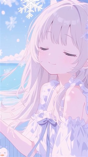 フリーBGM｜雪降る夏｜かわいい/まったり/配信用/作業用/勉強用