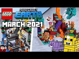 LEGO MINECRAFT 2021 March Sets Revealed