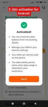 How to Activate E-Sim for Android #esim #shorts #esimactivation