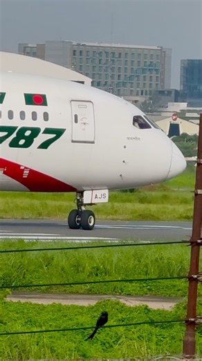 Biman Bangladesh Airlines Boeing 787 departures at Dhaka international airport 🛫🇧🇩