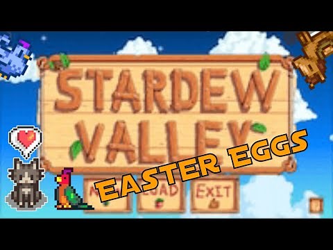 Stardew Valley | All Easter Eggs on the Title Screen