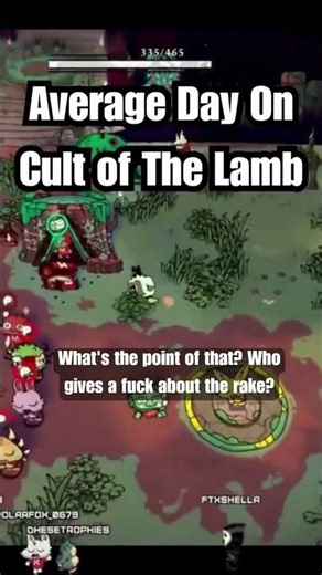 Average Day on Cult of the Lamb #cultofthelamb