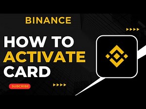 How To Activate Binance Card !