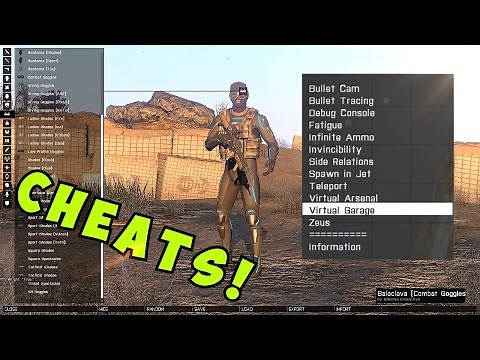 ARMA 3: Single Player CHEATS - MODS MENU (God Mode, Teleport & More)