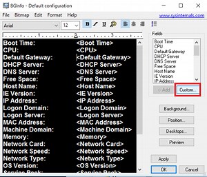 Bypassing Application Whitelisting with BGInfo